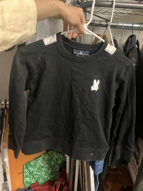 Psycho bunny kids medium black top